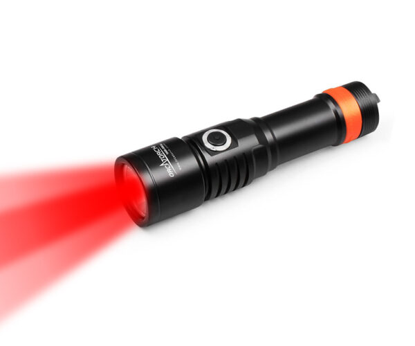 OrcaTorch Diving Video Red Light - D530V-RED