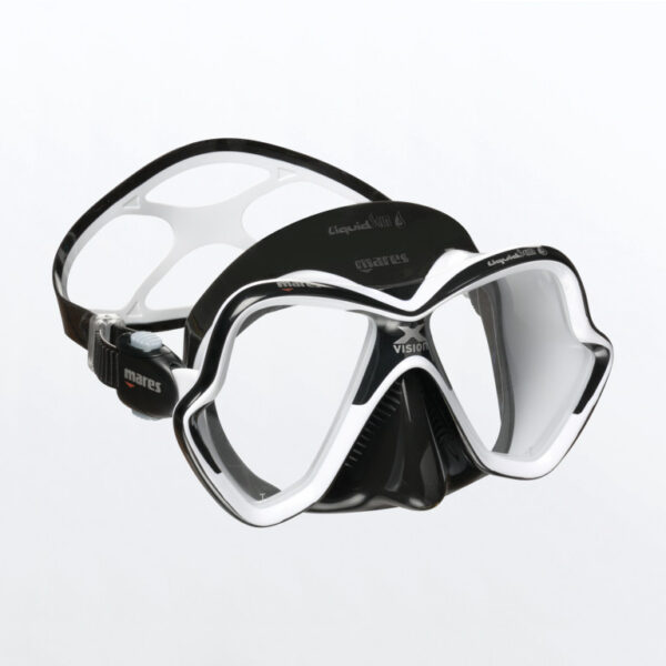 Mares Mask X-Vision Ultra Liquidskin White Black