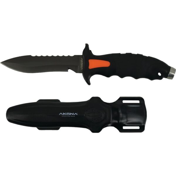 AKONA 316 SS MEDIUM POINT KNIFE